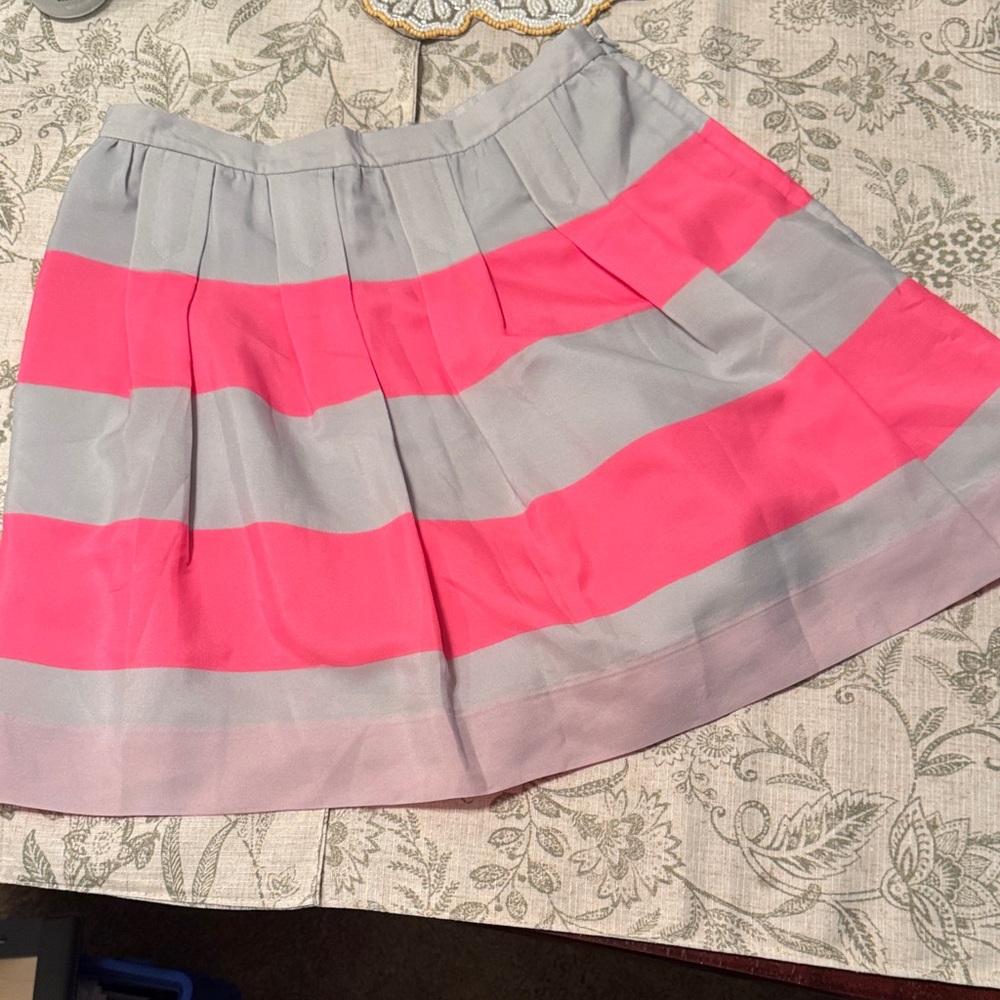 Stylish Pink and Gray JCrew Women's Skirt